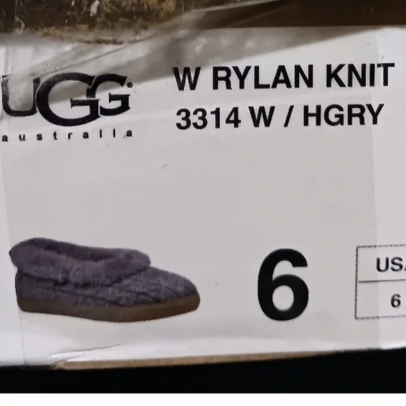 UGG Rylan - Grey - New in box - Size 6 - Picture 4 of 4